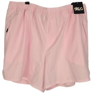 DSG Agility Shorts Mens XL Pink 5" Brief Lined Athletic Fit Performance Gym NWT